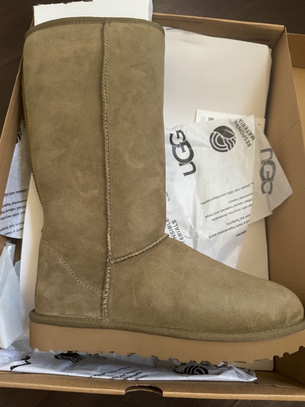 NIB Uggs Tall Classic II Brown Boots